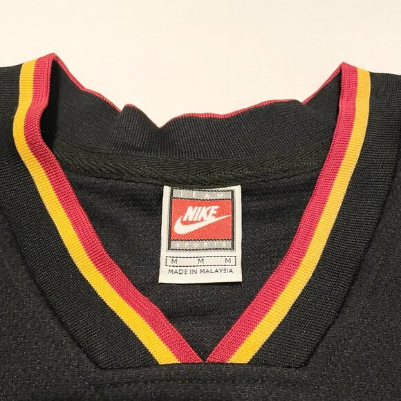 Vintage Nike NBA Detroit Pistons Short Sleeve Shooting Shirt Mens Medium - Picture 2 of 16